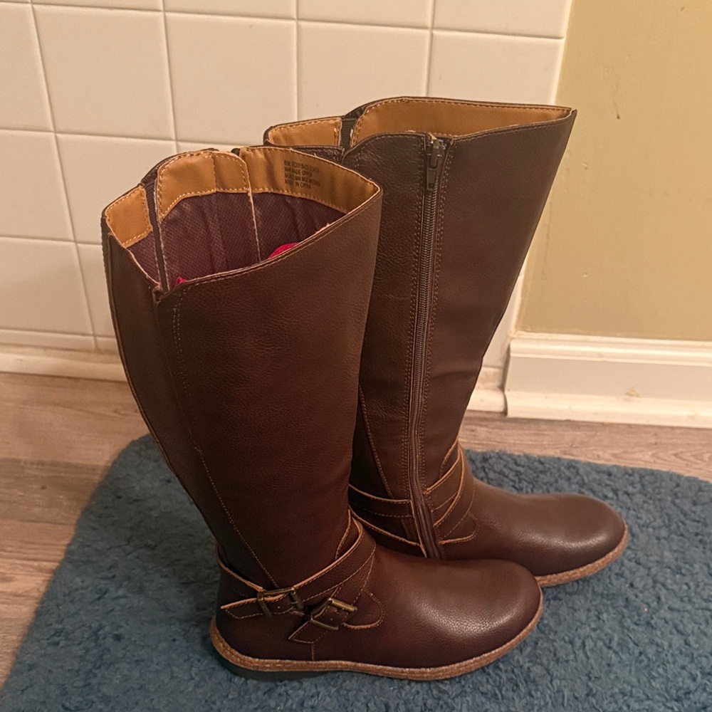 b.o.c. Dark Brown Combat Boots